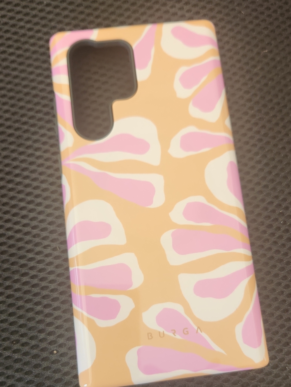 BURGA Aloha Samsung S22 Ultra Case Peach & Pink Floral Protective Phone Case